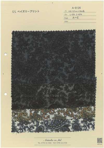 A-8126 Estampa Paisley C/L