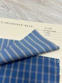 A-1739 Top Melange Stripe Check[Têxtil / Tecido] ARINOBE CO., LTD. subfoto