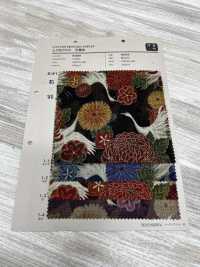 83059 Pano De Linha Irregular Manyofu Kikutsuru[Têxtil / Tecido] VANCET subfoto
