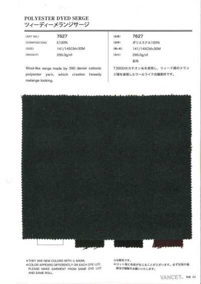 7627 Sarja mesclada tipo tweed