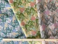850411 A Graciosa Criação Mundial De Pano Largo Deixa A Flora[Têxtil / Tecido] VANCET subfoto