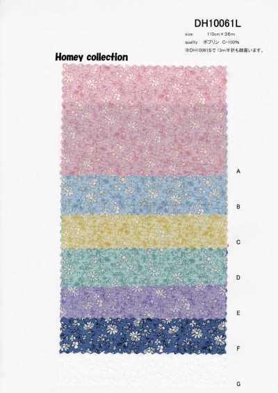 DH10061S Tecido shirting Homy (floral monocromático) meia dobra