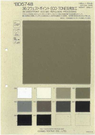 BD5748 36/2 West Point ECO-TONE com acabamento resiliente