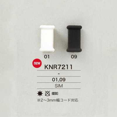 KNR7211 Acessório de cordão de silicone para cordão de 2–3 mm de largura