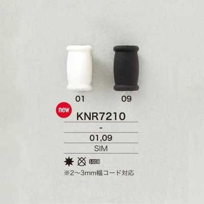KNR7210 Ferragem para cordão de silicone para cordão de 2–3 mm de largura