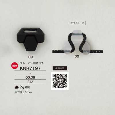 KNR7197 Ferragem para cordão de silicone