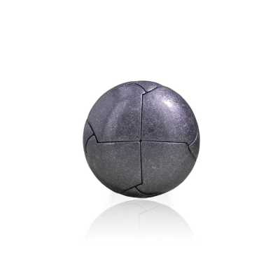 OBU4892 Botão de metal alto semiesférico com haste em anel