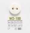 WD100 Botão frontal de resina de poliéster com 2 furos