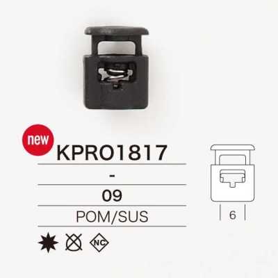 KPRO1817 Trava de cordão em resina de poliacetal/aço inoxidável