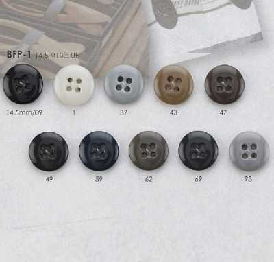 BFP1 Botão de resina de ureia com 4 furos