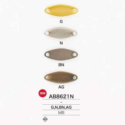 AB8621N Placa metálica de latão para costurar