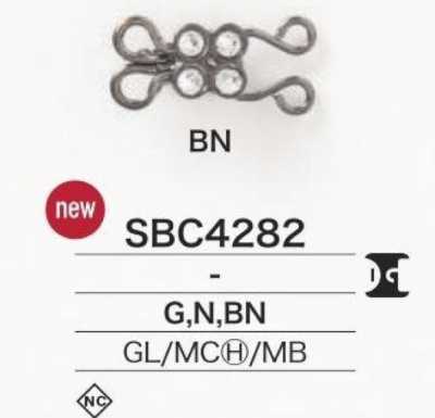 SBC4282 Colchete de metal de alta qualidade/latão com aplicação de vidro