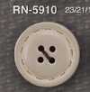 RN5910 Botão de resina de nylon com 4 furos frontais