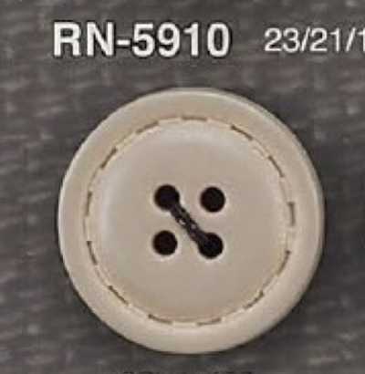 RN5910 Botão de resina de nylon com 4 furos frontais