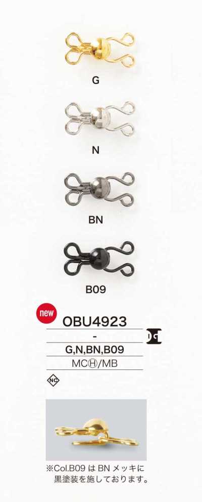 OBU4923 Outros botões feitos de metal de alto teor/latão