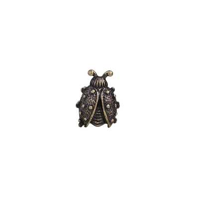 OBU4922 Botão de metal alto com haste meia argola