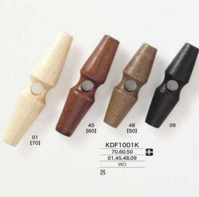 KDF1001K Botão tipo duffel de madeira