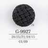 G9927 Botão de resina de cord/nylon com haste quadrada