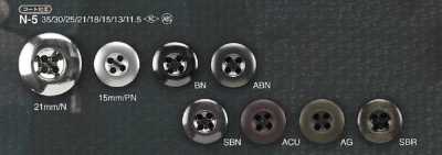 N5 Botão de resina ABS de quatro furos