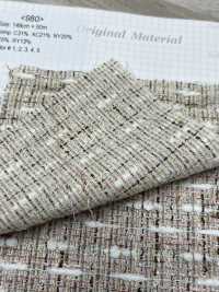 980 Tweed De Verão Com Fios Extravagantes[Têxtil / Tecido] Tecido Fino subfoto
