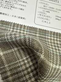 OA35371 40/1 LINHO TWEED CLÁSSICO CHECK[Têxtil / Tecido] Oharayaseni subfoto