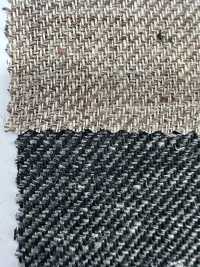 OA35446 LINHO 25/1 Tweed Aproximadamente Linho[Têxtil / Tecido] Oharayaseni subfoto