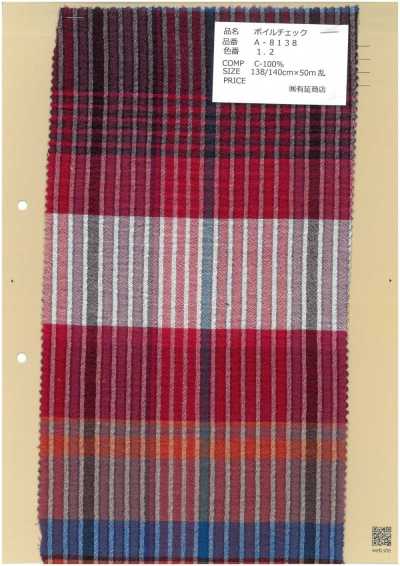 A-8138 Voile xadrez