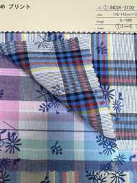 INDIA-2110 Estampa Tingida Em Fio[Têxtil / Tecido] ARINOBE CO., LTD. subfoto