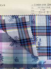 INDIA-2109 Estampa Tingida Em Fio[Têxtil / Tecido] ARINOBE CO., LTD. subfoto