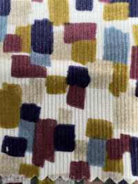 19185 Camisa Estampada De Veludo Cotelê[Têxtil / Tecido] SUNWELL subfoto