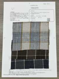 OM42270 Verificação Da Vidraça Com Acabamento Da Arruela TWIST LINEN[Têxtil / Tecido] Oharayaseni subfoto