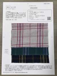 OM42309 Processamento De Arruela De Alta Torção De Linho 40/1 TARTAN[Têxtil / Tecido] Oharayaseni subfoto