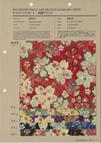88634 Impressão Chirimen Jacquard Estilo Japonês[Têxtil / Tecido] VANCET subfoto