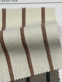OM43601 Linho Algodão Listra Simples[Têxtil / Tecido] Oharayaseni subfoto