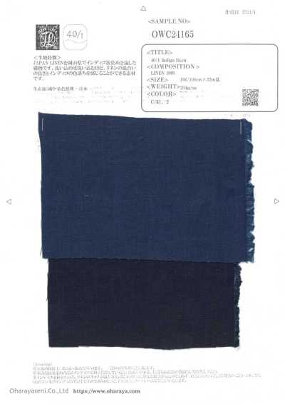OWC24165 40/1 Linho índigo