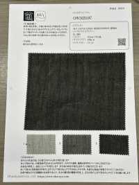 OWD25197 40/1 JAPÃO LINHO ESPINHA DE PEIXE Sumi-tingido[Têxtil / Tecido] Oharayaseni subfoto
