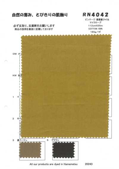 RN4042 Sarja vintage de alta densidade Microbe