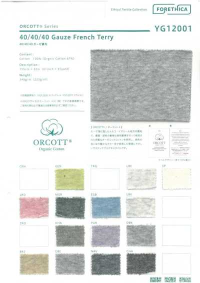 YG12001 O-Cotton 40/40/40 Moletinho de gaze