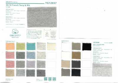 YG12038 Tecido canelado TERECO O-Cotton 40//- com elastano