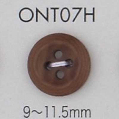 ONT07H Botão de corozo natural de 4 furos
