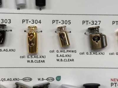 PT304 Limitador de cordão vertical de plástico com dois furos