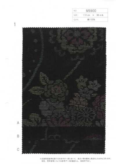 M5900-1 Estampa Dobby de Algodão