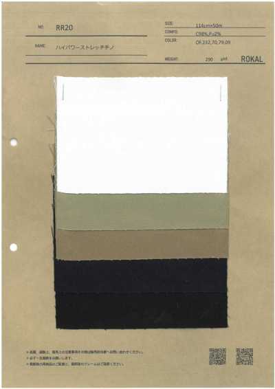 RR20 Chino de alta elasticidade