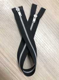 5-AL-CO-MR Fita De Algodão WALDES Vintage Zipper De Alumínio Tamanho 5 Separador Bidirecional[Zíper] Asahi Fastener Foto secundária