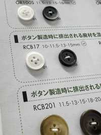 RCB17 Botão De 4 Furos Com Borda De Resina De Poliéster DAIYA BUTTON(DAIYA BUTTON) subfoto