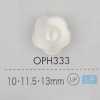 OPH333 Botão de plástico em forma de flor com 2 furos