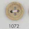 1072 Botão de resina de poliéster com aro, 4 furos