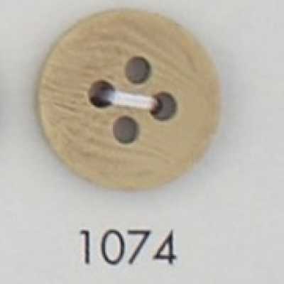 1074 Botão de resina de poliéster com 4 furos