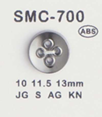 SMC-700 Botão pequeno de ABS, 4 furos