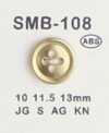 SMB-108 Botão pequeno de ABS, quatro furos